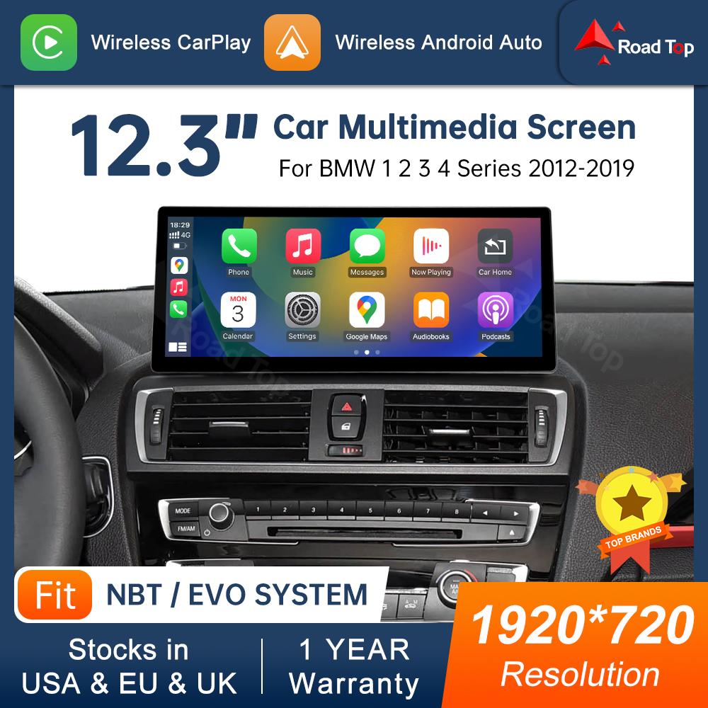RoadTop 12,3 collu bezvadu CarPlay