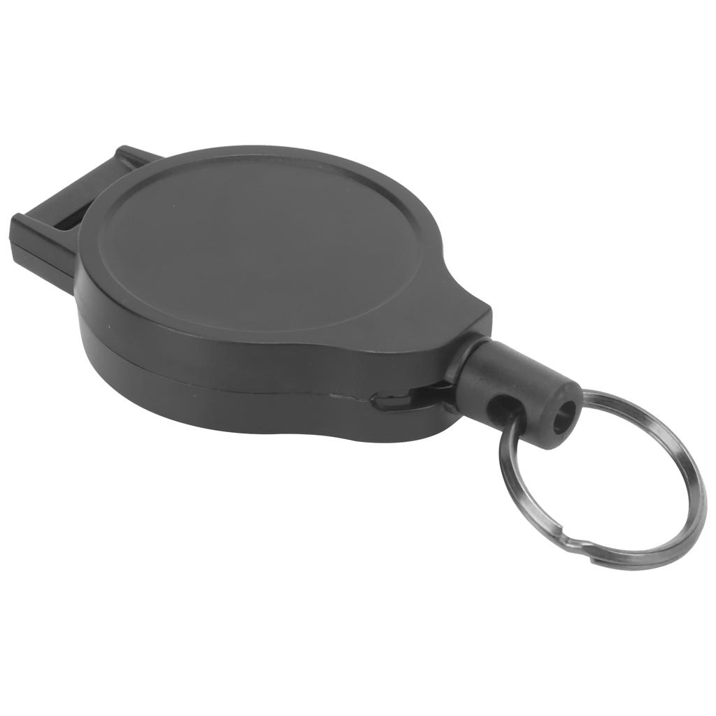 Retractable Steel Wire Rope Key Holder Telescopic Key Chain Ring with Clip for Outdoors