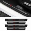 DCGO2 Car Threshold Strip Stickers Auto Carbon Fiber Anti-Scratch Sticker Door Sill Protector For MERCEDES BENZ AMG W108 Accessories