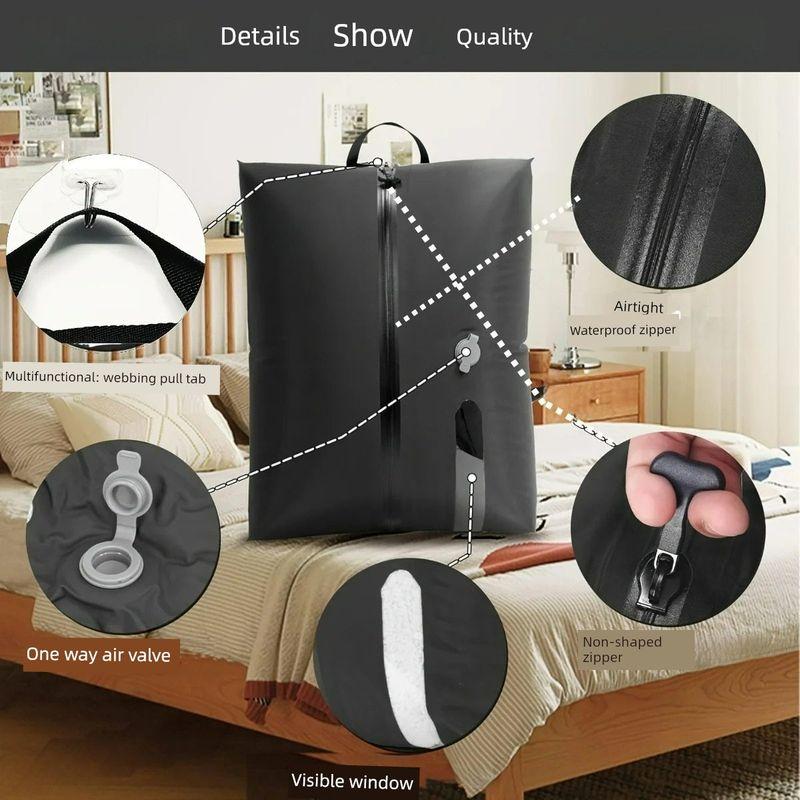 Outdoor Travel Vacuum Storage Bags for Business Trips Abroad, Universal Vacuum Compression Bags for Home Use, Travel Compression Bags