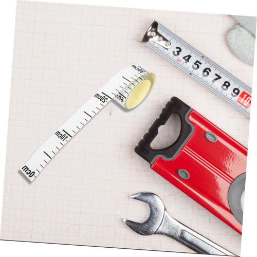 Cabilock Water Level Meter Sticker, Self-Adhesive Aluminum with Graduated Markings, Reflective Tape Measure for Ponds, Pools, and Tanks, Durable