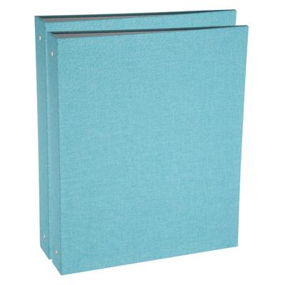 PATIKIL 3-Ring Binders, A4 Size, Set of 2, Sky Blue, for Business, Home, and Classroom Use