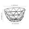 Multi-Size Iron Fruit Basket Durable Metal Wire Storage Bowl for Eggs Snacks Bread Dining Table Indoor Cosmetics Storage Basket