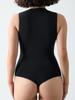 Seamless Crew Neck Sleeveless Sport Bodysuit