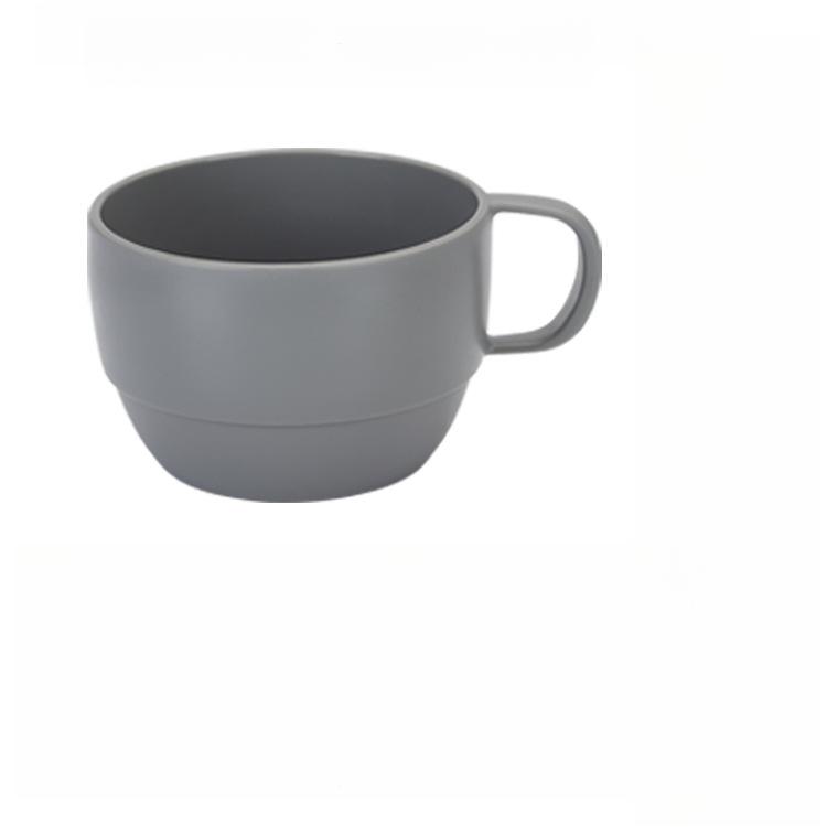 6 ks Kávové hrnky Kávové šálky 12oz Odolné Lehké Plastové Hrnky pro Domov Venkovní Piknik Kempování Narozeninový Dárek Stohovatelné Kávové Hrnky Plastový Šálek