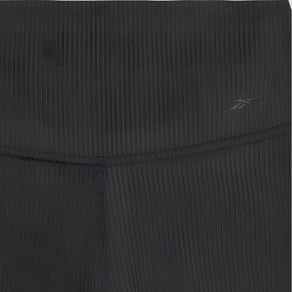 Reebok Solid Knit Cycling Breathable Sports Shorts Women Bottoms Charcoal-Black 23RCS604WGH1