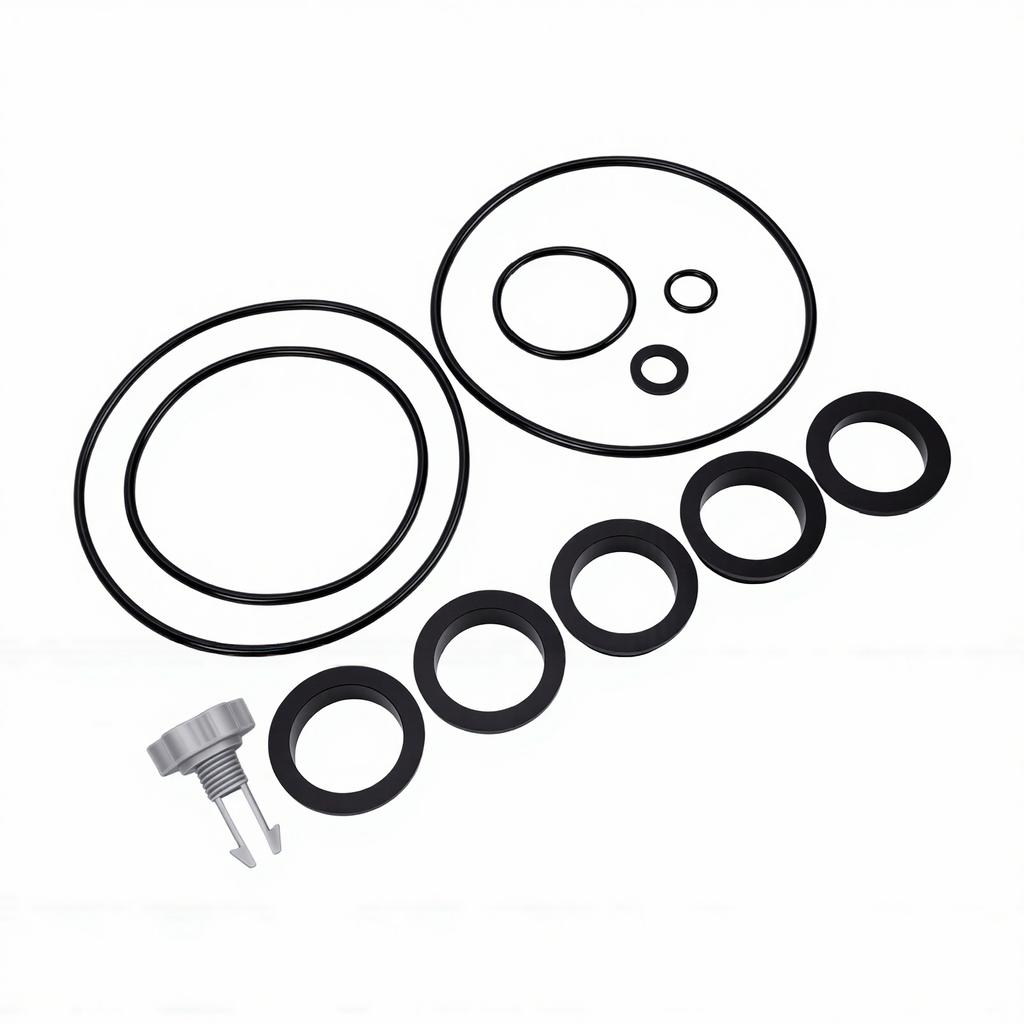 Pool Sand Filter Pump Seal Gasket Parts Rubber 11228 11412 L Shape O Ring Gasket with Air Release Valve for Replacement