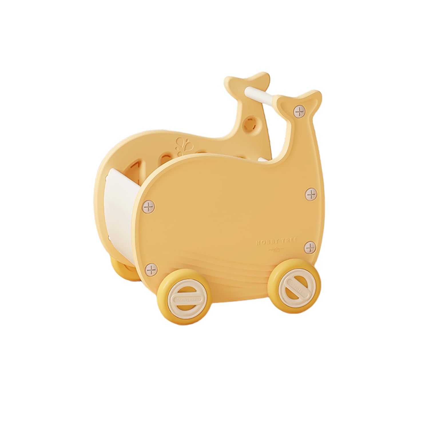 

Gorocking Whale Wagon Ящик для хранения игрушек Коробка Тачка Детская тележка для детей (желтый)