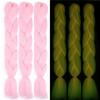 Glowing Braid Shining In The Darkness Prop High Anti-slip Smooth Realistic Decorative Role Play Temperature Silk Fluorescent