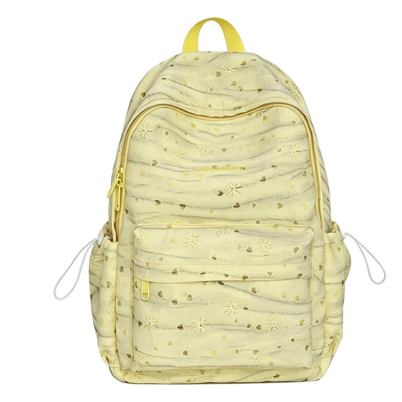 Schoolbag Love Bow Fashion Backpack Female Korean Sweet Style Student School Bag Lightweight Foreign Versatile Computer Backpack