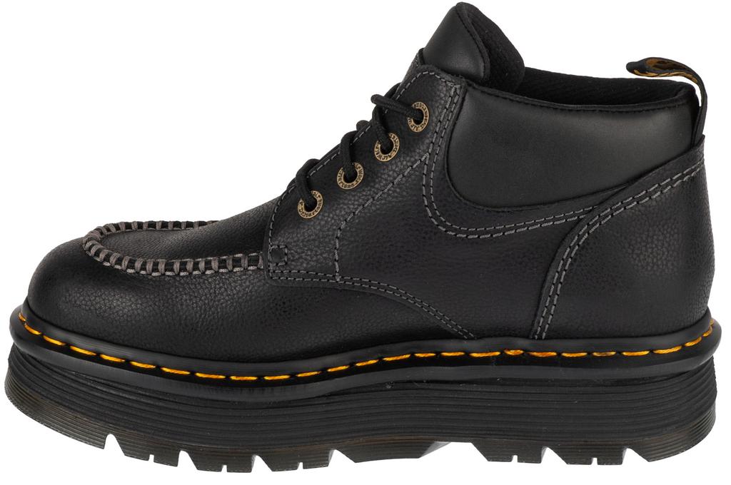 Dr. Martens Zebzag 4 Eye Boots, Unisexové černé šněrovací boty
