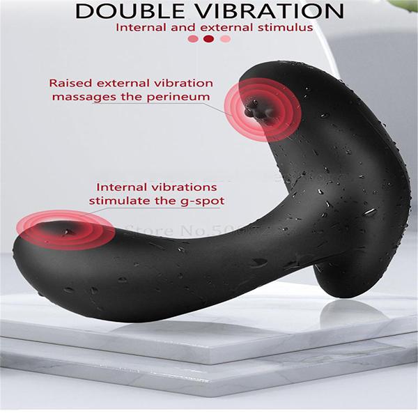Wireless Remote Control Male Prostate Massager Inflatable Anal Plug Vibrating Butt Plug Anal Expansion Vibrator Sex Toys For Men