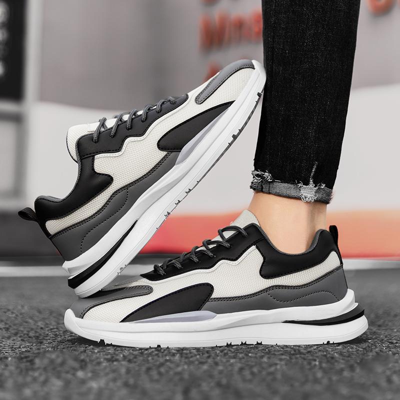 Classic Men 'S Walking Shoes Lace Up Outdoor Men 'S Running Shoes Soft Sole Men 'S Loafers Comfortable Casual Men 'S Sneakers