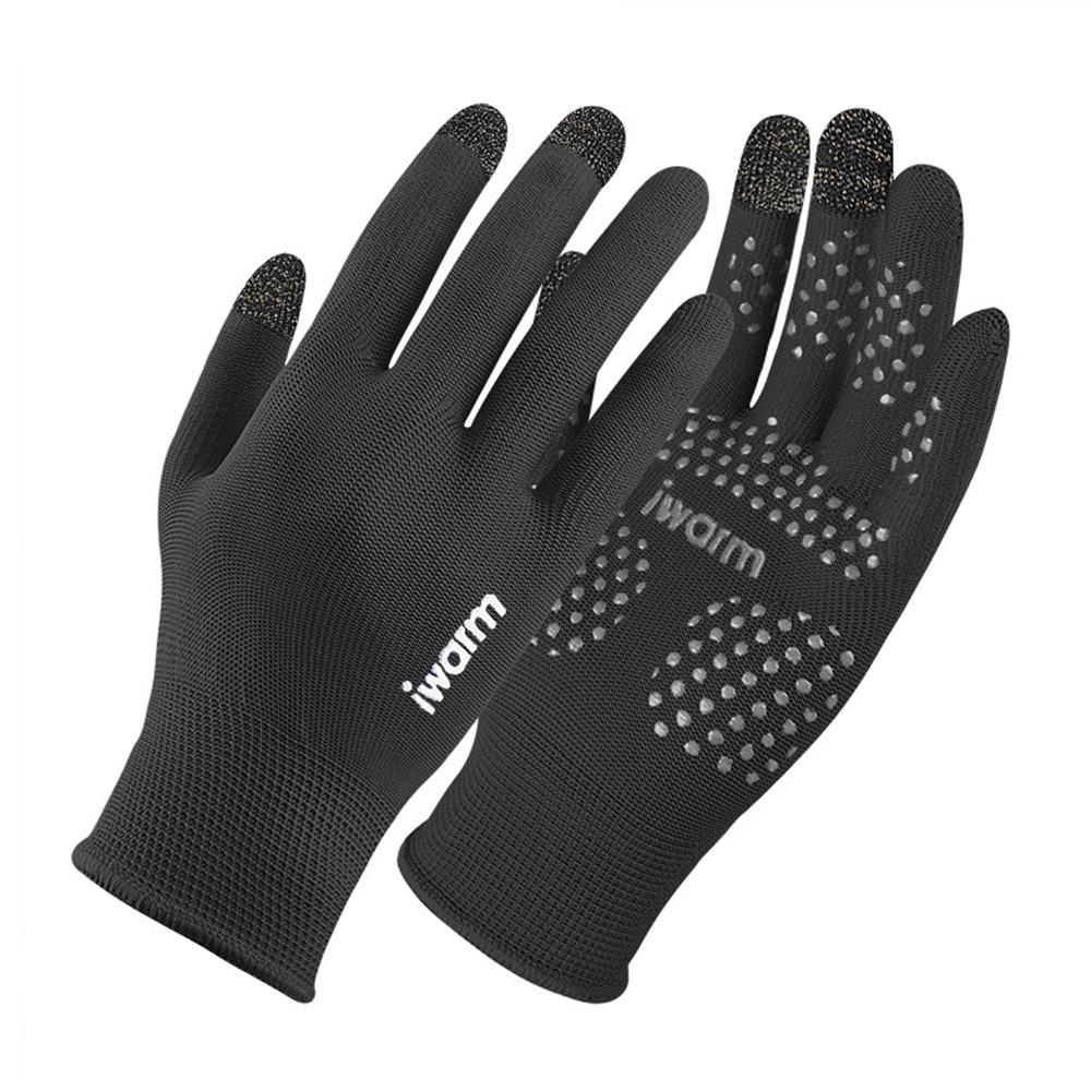 1 Pair Cycling Gloves Anti-Slip Touch Screen Full Finger Gloves Waterproof Breathable Warm Ski Gloves Great For Sports Cycling