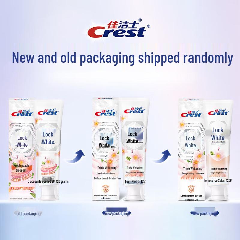 Crest Dual Color Whitening Toothpaste