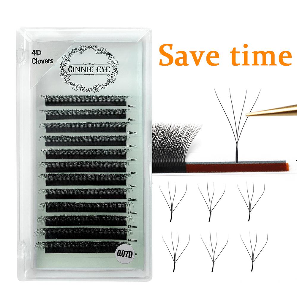 4d 5d Eylash W Extension 3d Russia Volume W Lash Fluffy Premade Fans Clover Mink Faux Cil Lashes Dolly Hybrid Eyelash 3d