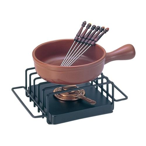 Cheese Fondue Set (with Ceramic Pot) T-210