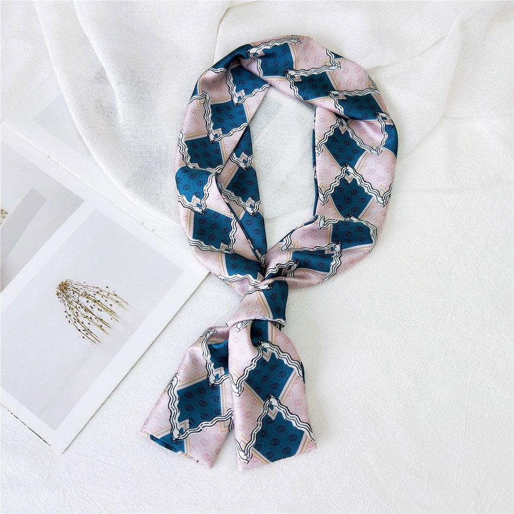 New Scarves Silk Scarves Women'S Spring And Autumn Season Long Decorative Professional Scarves Summer Thin Styles Paired With Shirts Stylish