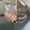 Watches for Women Reloj Mujer Mermaid Chain Light Luxury Diamond Bracelet Ladies Fashion Quartz Watches Montres Femmes