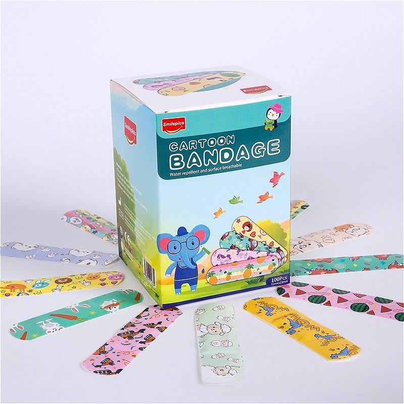 100pcs Colorful Animal Wound Stickers - Teen Waterproof Foot/Body Care Patches, Durable Fun Pattern Protective Body Care