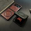 Magnetic Leather Pattern Is Suitable for Samsung Galaxy ZFlip7 Mobile Phone Case, New Folding Screen Zflip6 Protective Case 3.