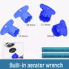 Faucet Spout with Built-in Aerator and Hidden Filter, Includes Disassembly Tool