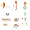 Children'S Puzzle Simulation Repair Toolbox, Home Assembly Toy, Screwdriver And Nut Set