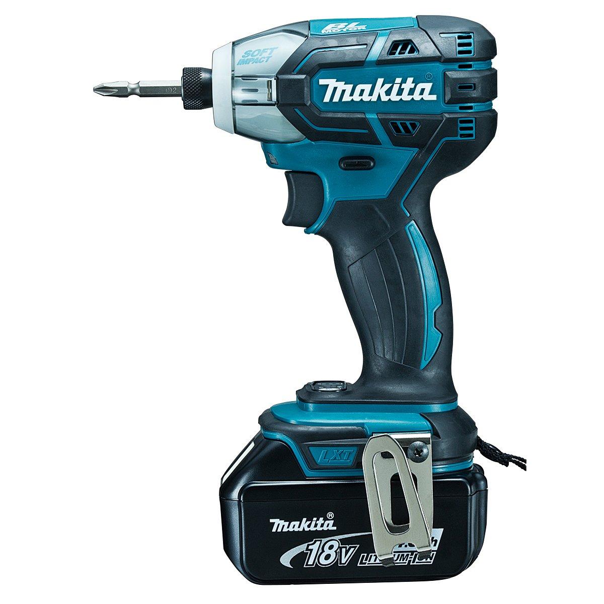 

Makita TS141DRGX Soft Impact Driver 40Nm Two 6Ah Batteries and Charger Included (18V) Blue, Torque, синій