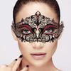 Creative Retro Half Face Mask Rhinestone Masquerade Mask Elegant Metal Eye Mask  Masquerade Jewelry