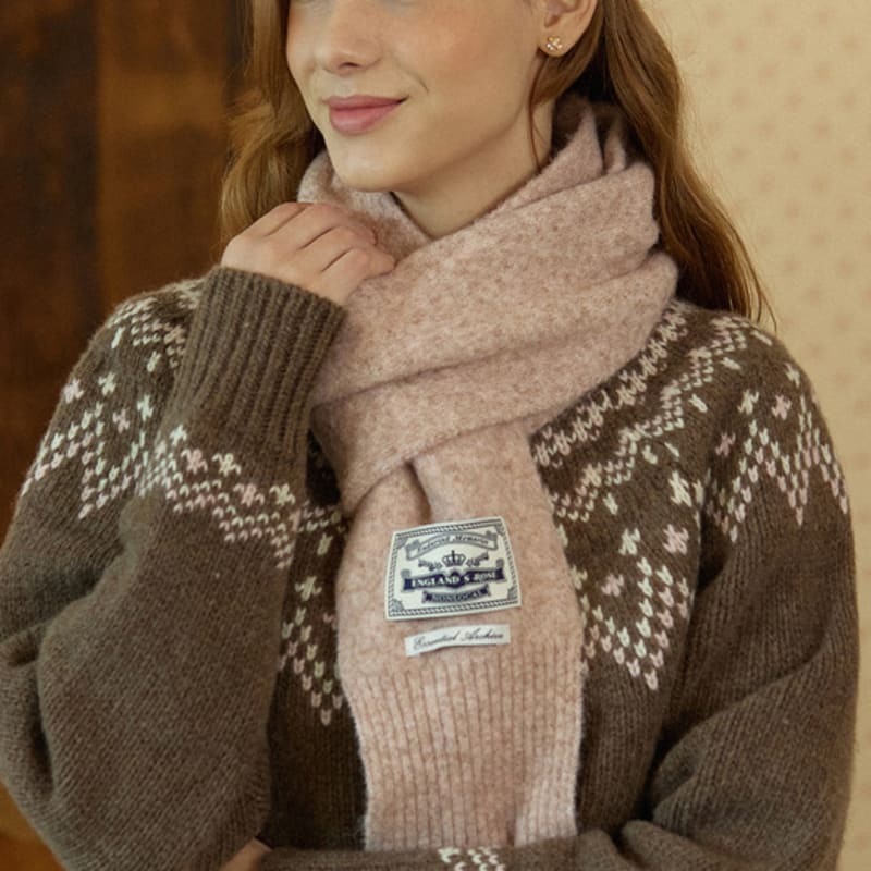 NONLOCAL Mellow Petite Knit Muffler - 4Color