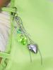 Pearlymore Green Heart Ribbon keychain_PM24A004HS