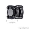 Vnox 5/7/8mm Wide Magnetic Ear Clip No Piercing, Stainless Steel Black White Zircon Hip Hop Ear Clip for Men Women, Jewelry Gift