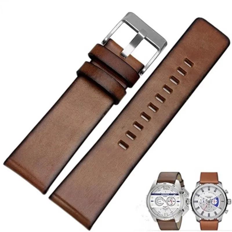 Hochwertiges echtes Lederarmband Für Diesel DZ 1399 DZ4280 DZ4290 22mm 24mm 28mm Diesel Uhrenarmband Zubehör