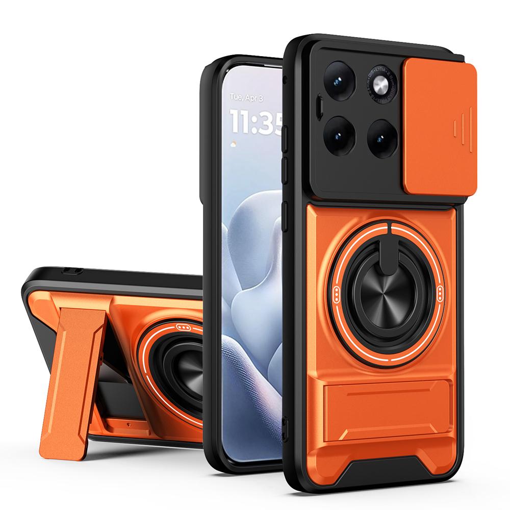 Lyxigt Pansar PC+TPU Magnetisk Ringfäste Fodral för MOTO Edge 70 Ultra Fusion+ G77 G67 G17 G86/56/85/75/55/35/05 Skjutbart Linsskydd