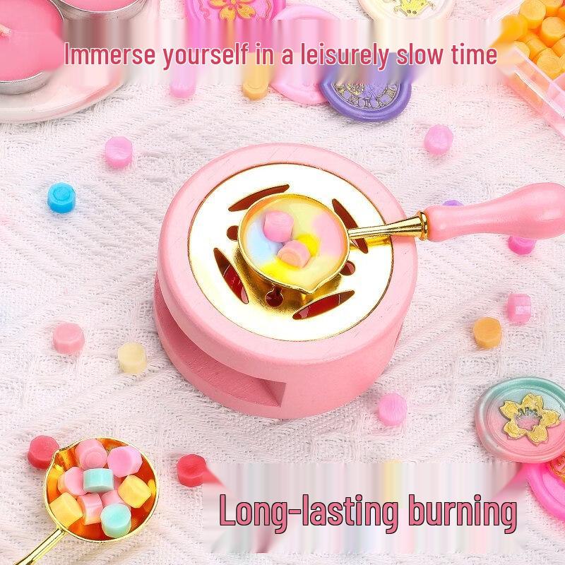 LIEI Natural Smokeless Sealing Wax Tea Candle