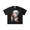 260 GSM Double Yarn 32 Count 100% Cotton One Piece V63 Law Print Unisex Heavy Cotton T Shirt