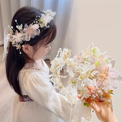 Tiara Flower Crown Hairband Korean Style Garland Wristband Headwear Wreath Headband Photo Props