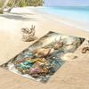 Graceful Deer Amidst Elegance Print Beach Towel, Quick Drying, Suitable for Travel, Outdoor Sports, Jogging, the Beach and Swimming, Gift