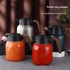 Smart Mellow Tea Pot: 316 Stainless Steel, Large Capacity with Temperature Display for Home Brewing
