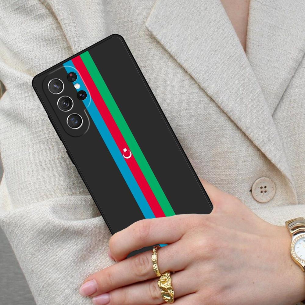 Azerbaijan Heart Love Flag Cell Phone Case for Samsung Galaxy S26 Ultra S25 S24 S23 S22 S21 S20 Note10 Cover