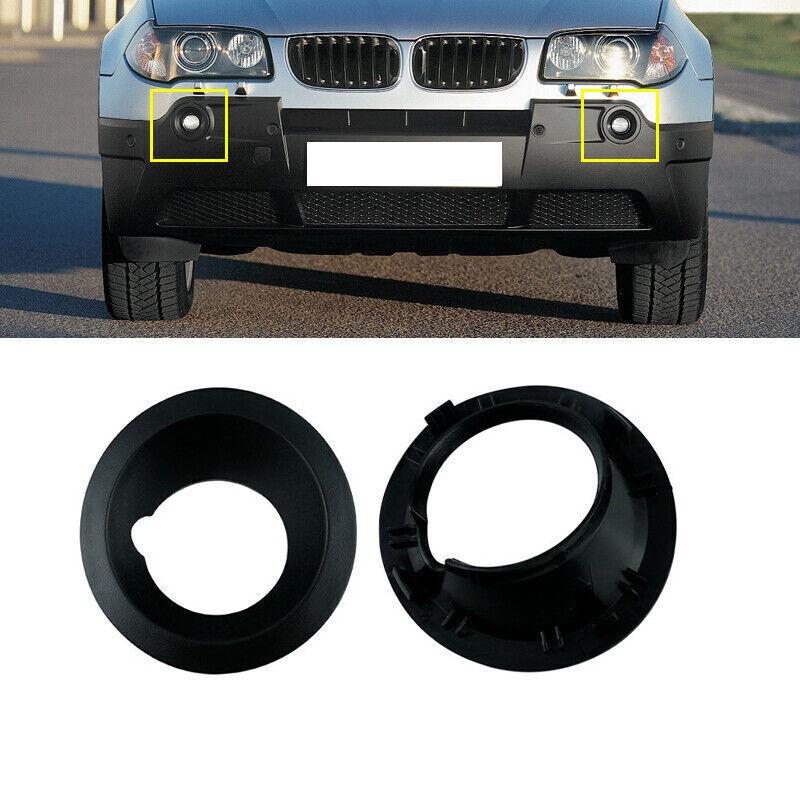 1 Pair For BMW X3 E83 2004 2005 2006 Front Bumper Fog Light Cover