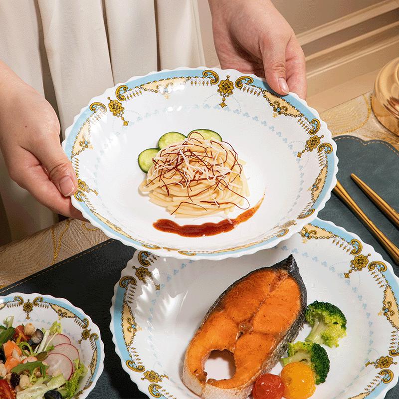 Corelle Rococo 28-elementowy zestaw naczyń żaroodpornych