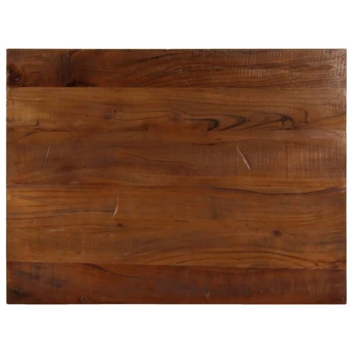 VidaXL Dessus de table 90x60x2,5 cm rectangulaire bois massif récupéré, dessus de table en bois, dessus de table basse, 371198