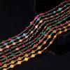 1m Stainless Steel Powdered Chain Jewelry Making Colorful Enamel Chains Bulk for DIY Bracelet Necklace Jewelry Chains Findings