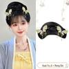 Ming Dynasty Hanfu Clip-in Hair Bun: Silk Wig for Ancient Costume Hairstyles