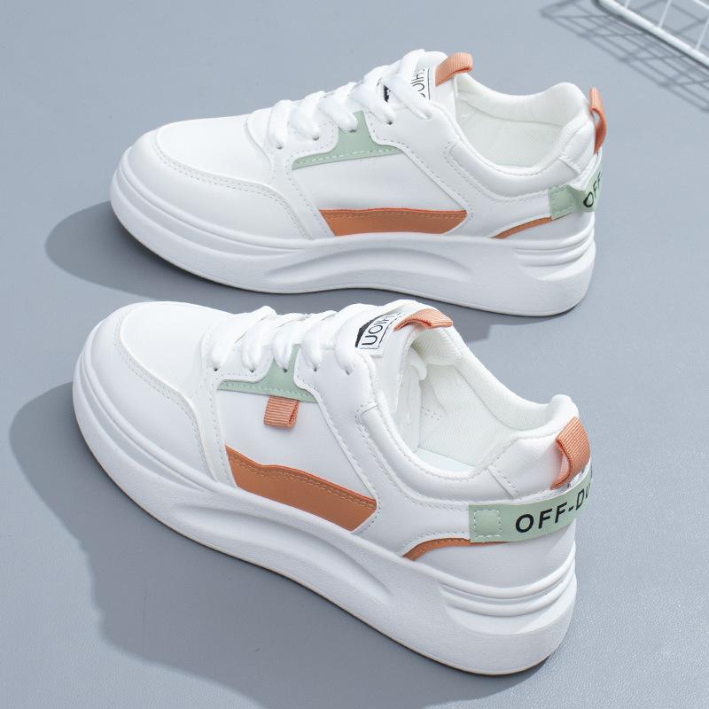 

Женские кроссовки смешанная партия летняя сетка дышащие модные цветные муфин мягкая подошва легкие повседневные одинарные туфли женские 40