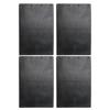Tool Parts Base Plate Pad 4 Round Mounting Holes Belt Sander Power Tool Accessories Rubber 165x110mm Backing Sheet