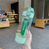Water bottle summer new high value water cup male and female students food grade straw cup go out sports simple portable water cup
