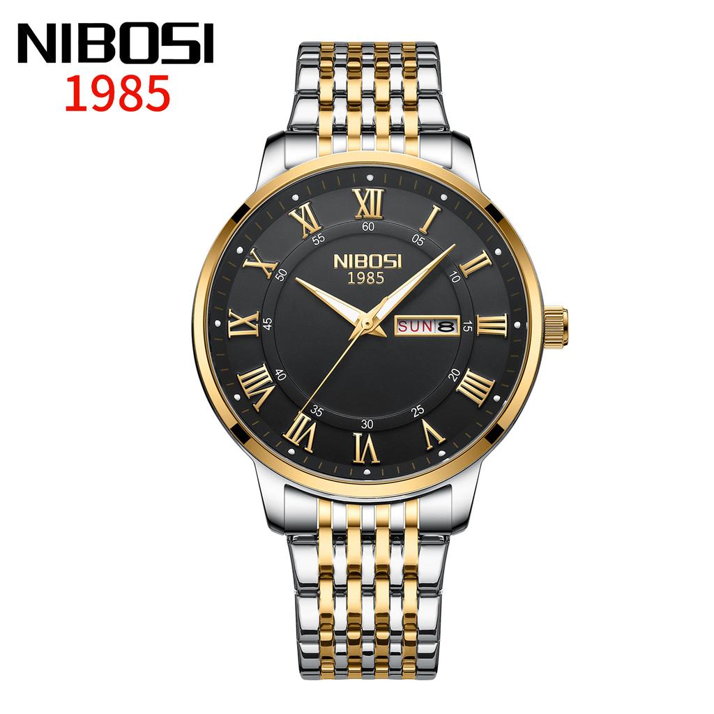 NIBOSI Brand Men's Quartz Watch Fashion Simple Student Watch