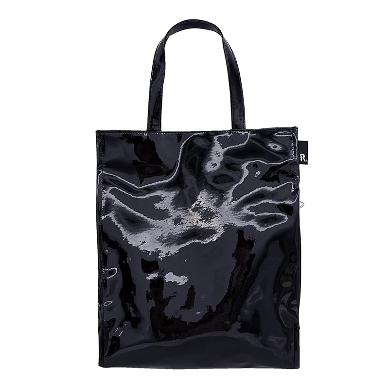 

[Root] A4 tote bag Vertical type table synthetic leather LT.Arquatre.Classic-B 1057 ladies 01 Enamel-black